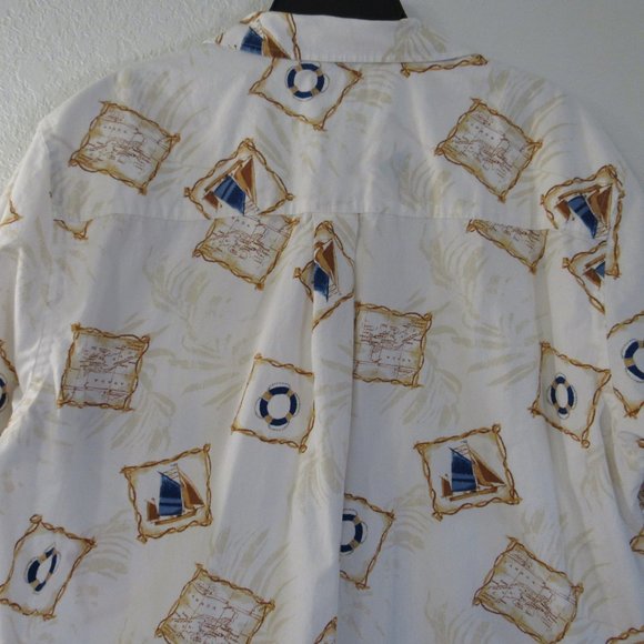 Natural Issue Shirt Sz L Nautical Sailboat Canada - Picture 7 of 14